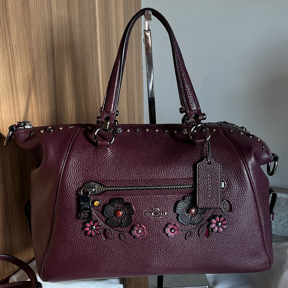 Coach Willow Floral Satchel